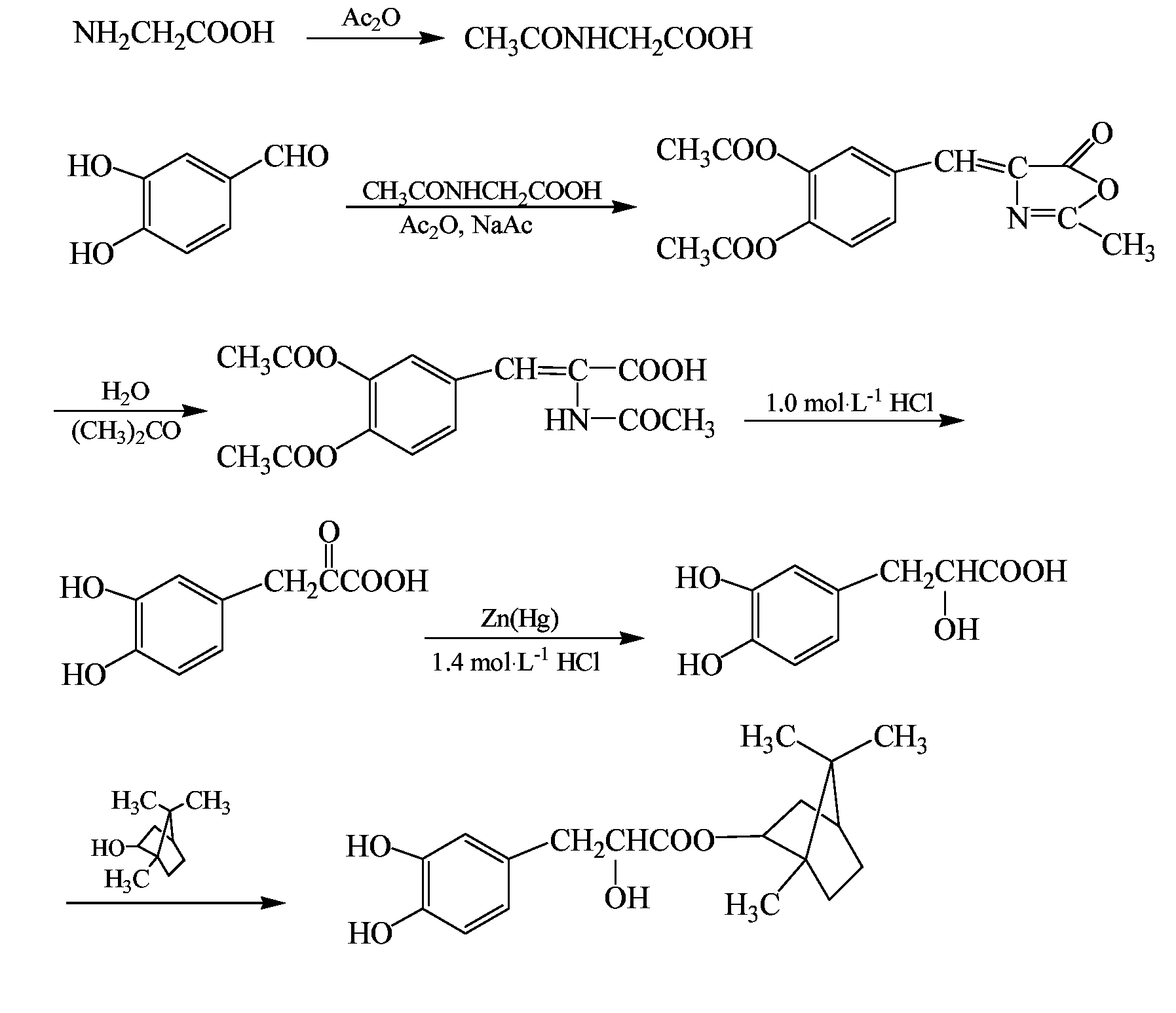 Substituted beta-phenyl-alpha-hydroxy-propanoic acid, synthesis method and use thereof