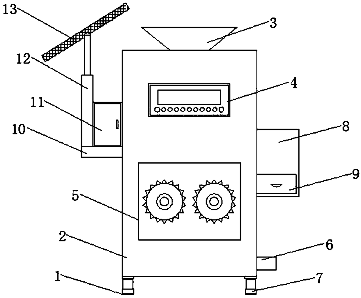 Novel energy stone crushing device