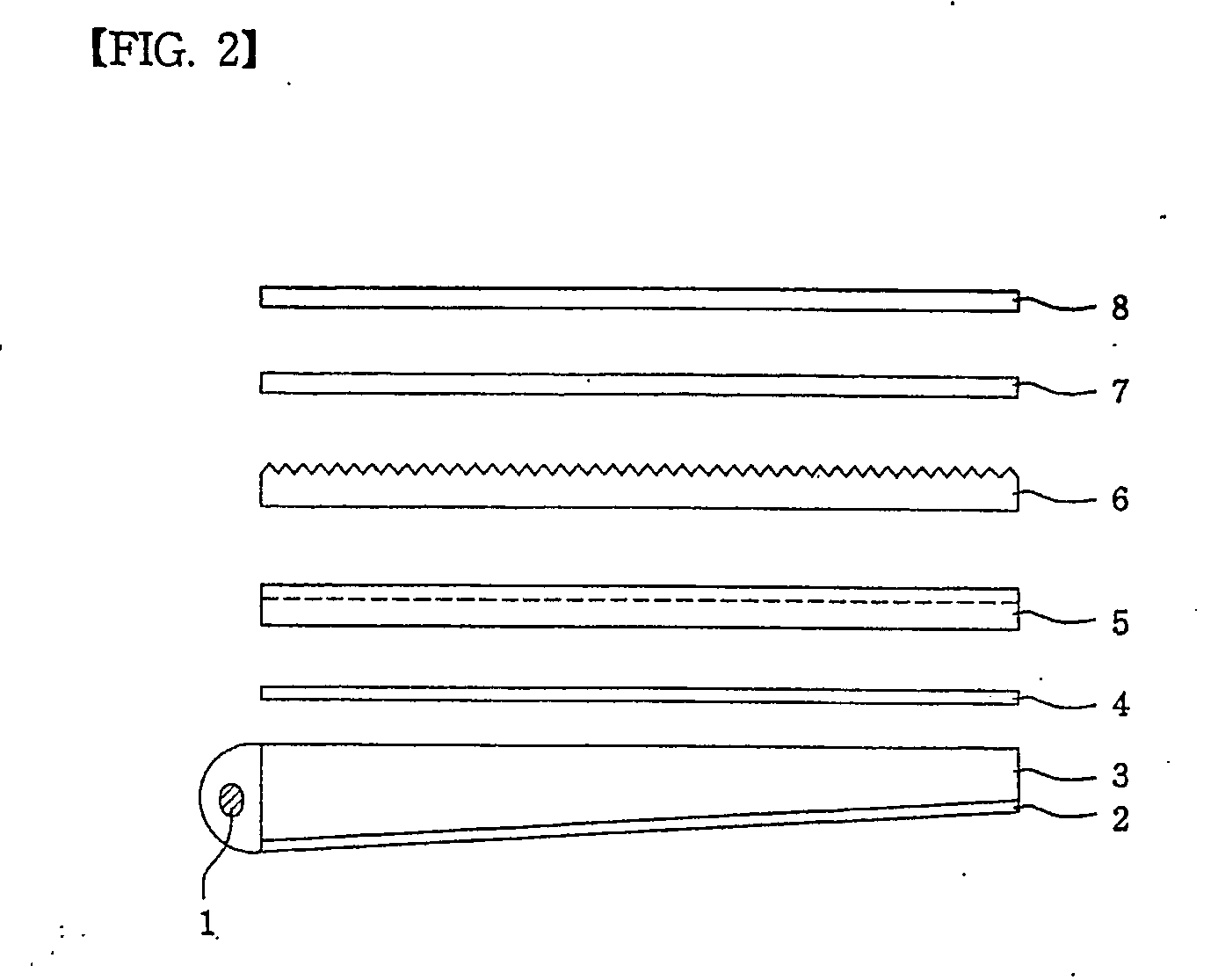 Prism sheet of back light unit for lcd