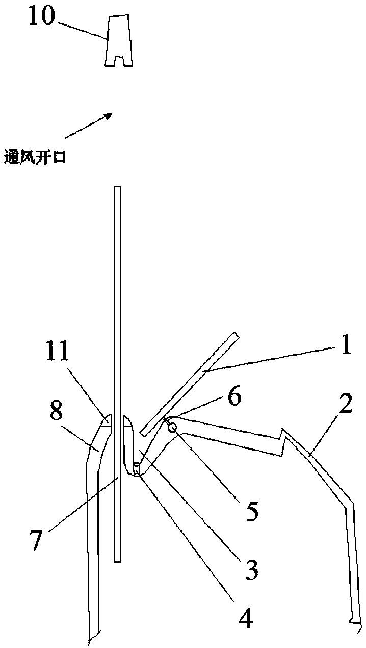 Automobile rainproof device