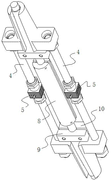 High-voltage transmission conductor tension detection device