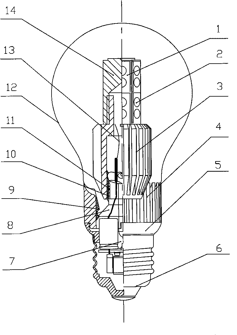 Common LED lamp bulb