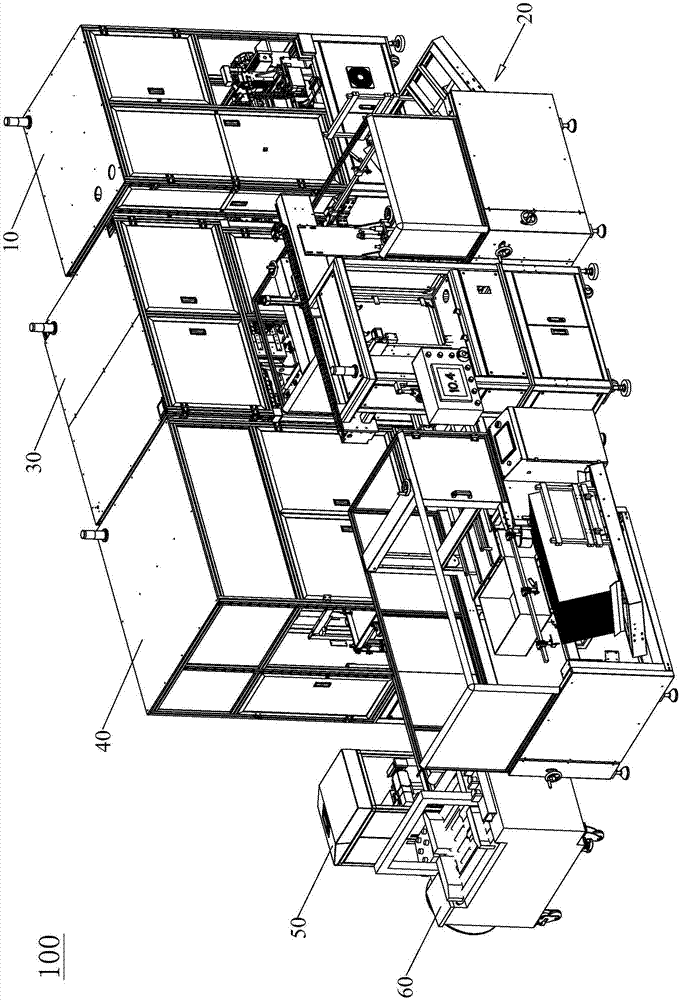 Battery packing line