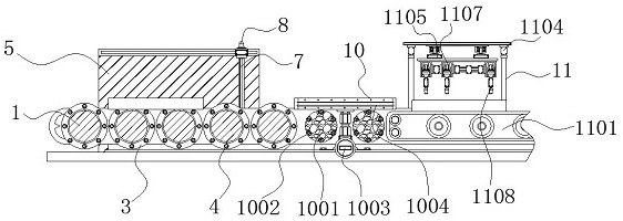 Packaging equipment provided with classification detection structure and used for processing computer hard disk drive