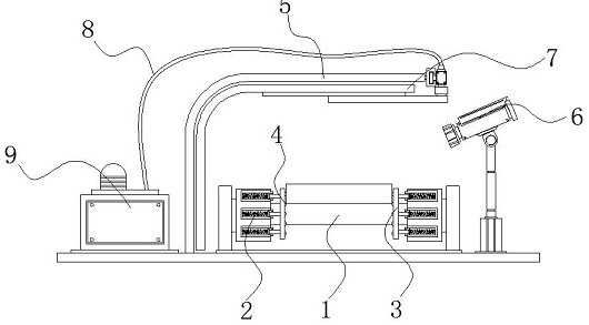 Packaging equipment provided with classification detection structure and used for processing computer hard disk drive