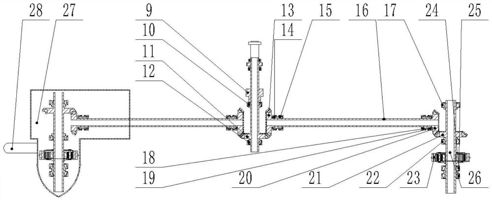 Belt transmission type tilt rotorcraft transmission system