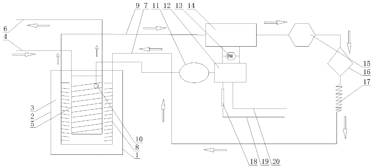 Real-time cooling draught beer machine adopting graphite solid heat exchange