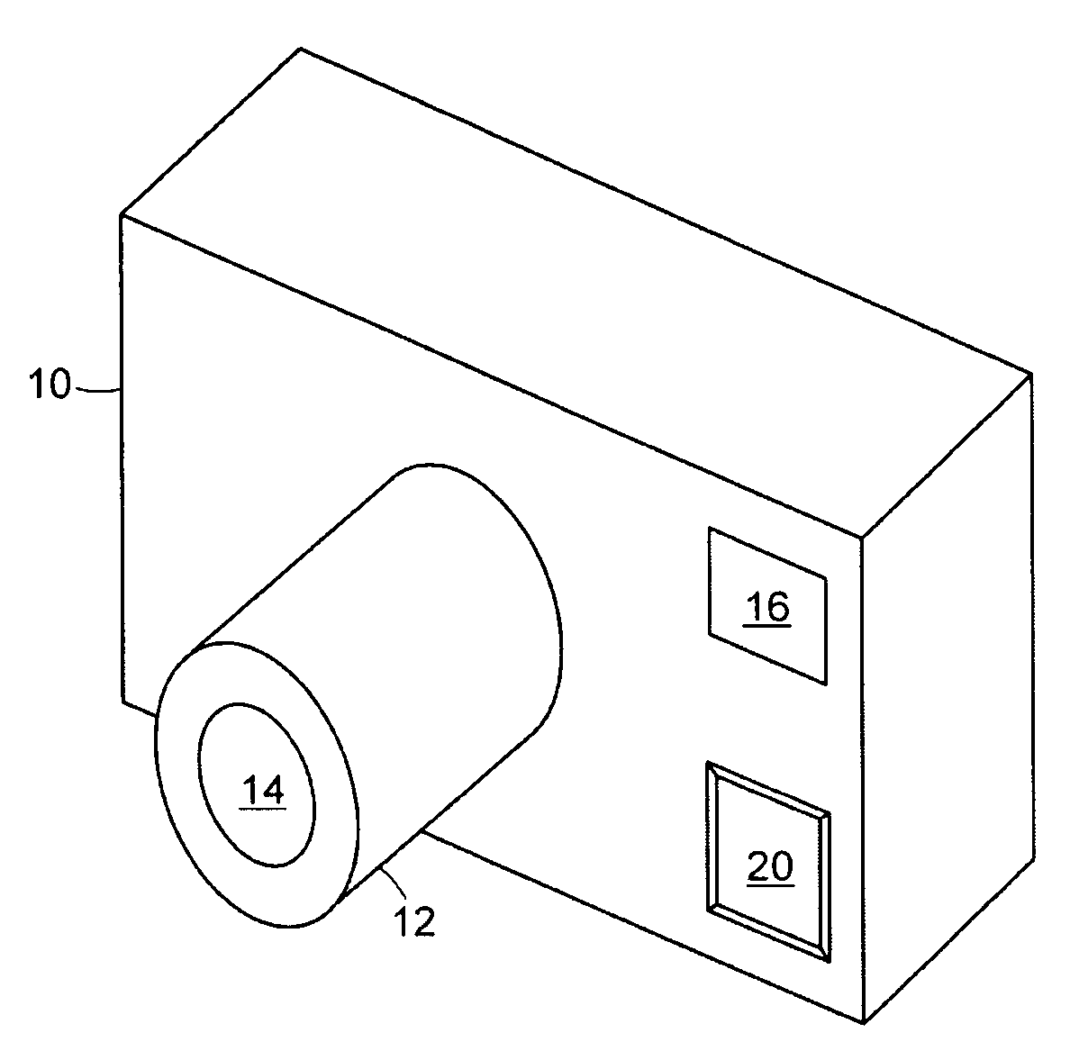 Camera with Acceleration Sensor