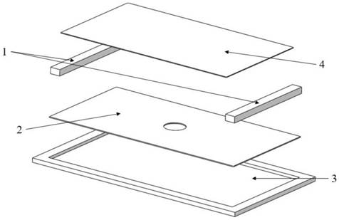 A method and device for improving the temperature uniformity of metal plate resistance heating by using gallium