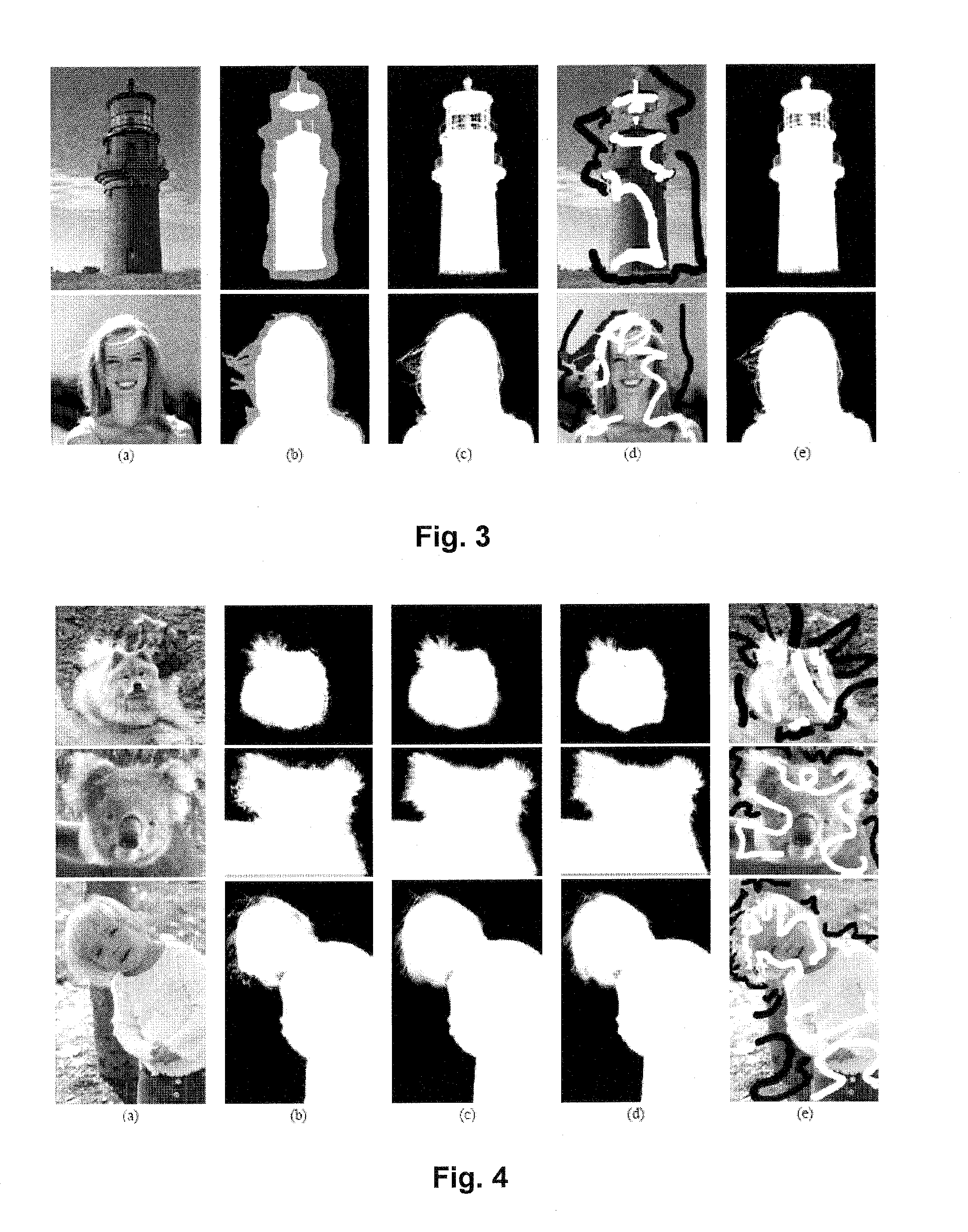 Closed form method and system for matting a foreground object in an image having a background