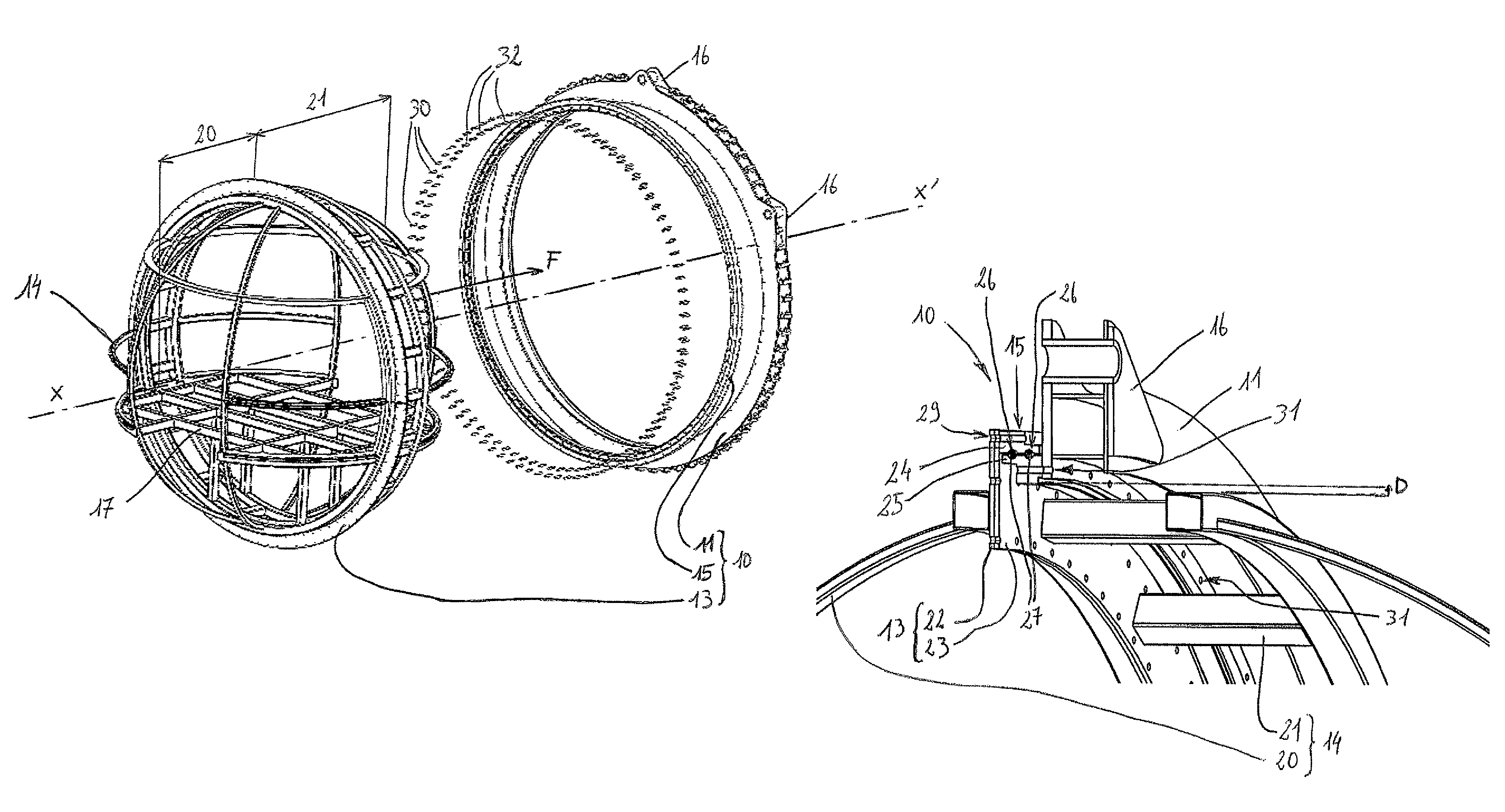 Mobile unit and installation for transportation of at least one passenger