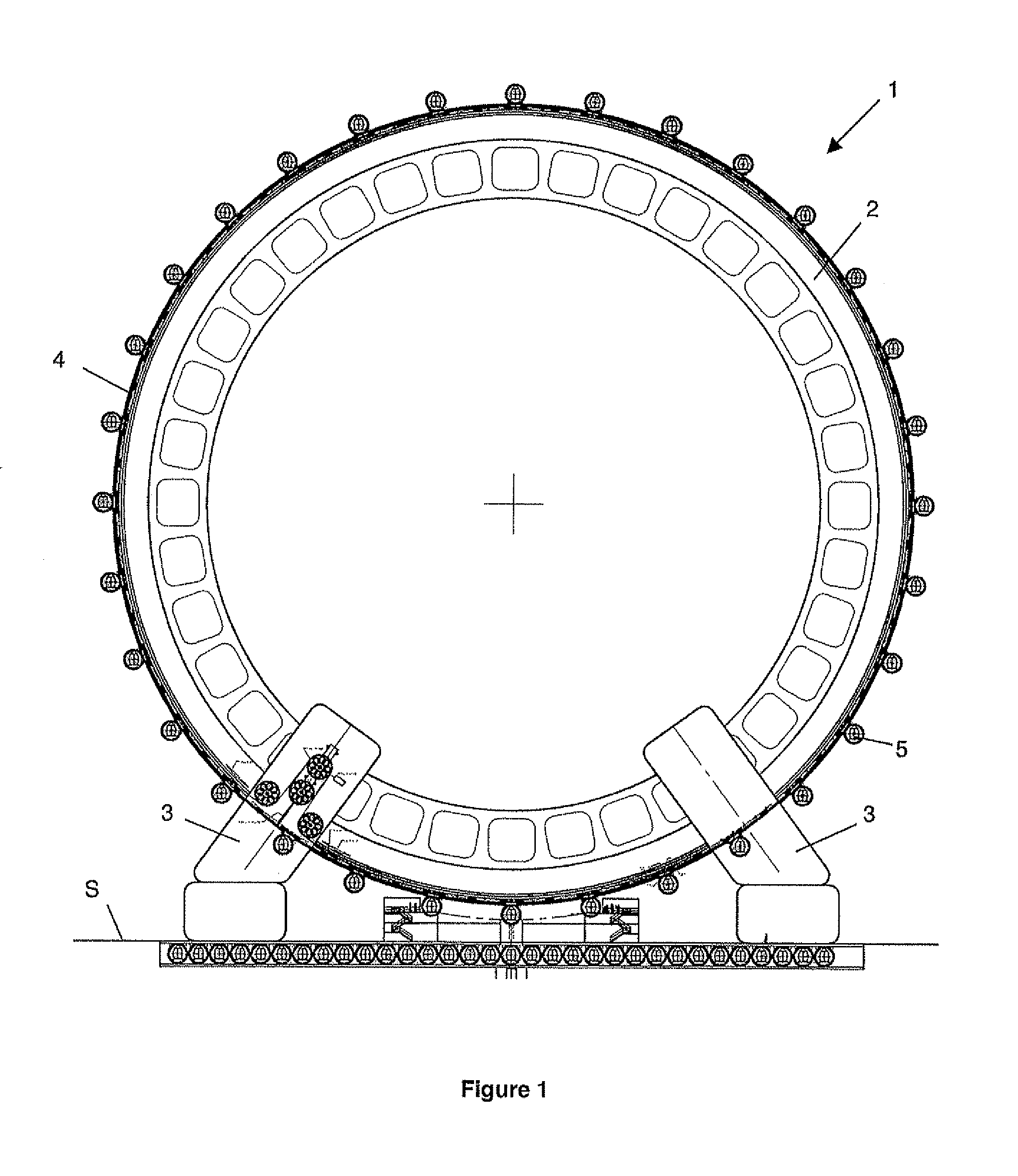 Mobile unit and installation for transportation of at least one passenger