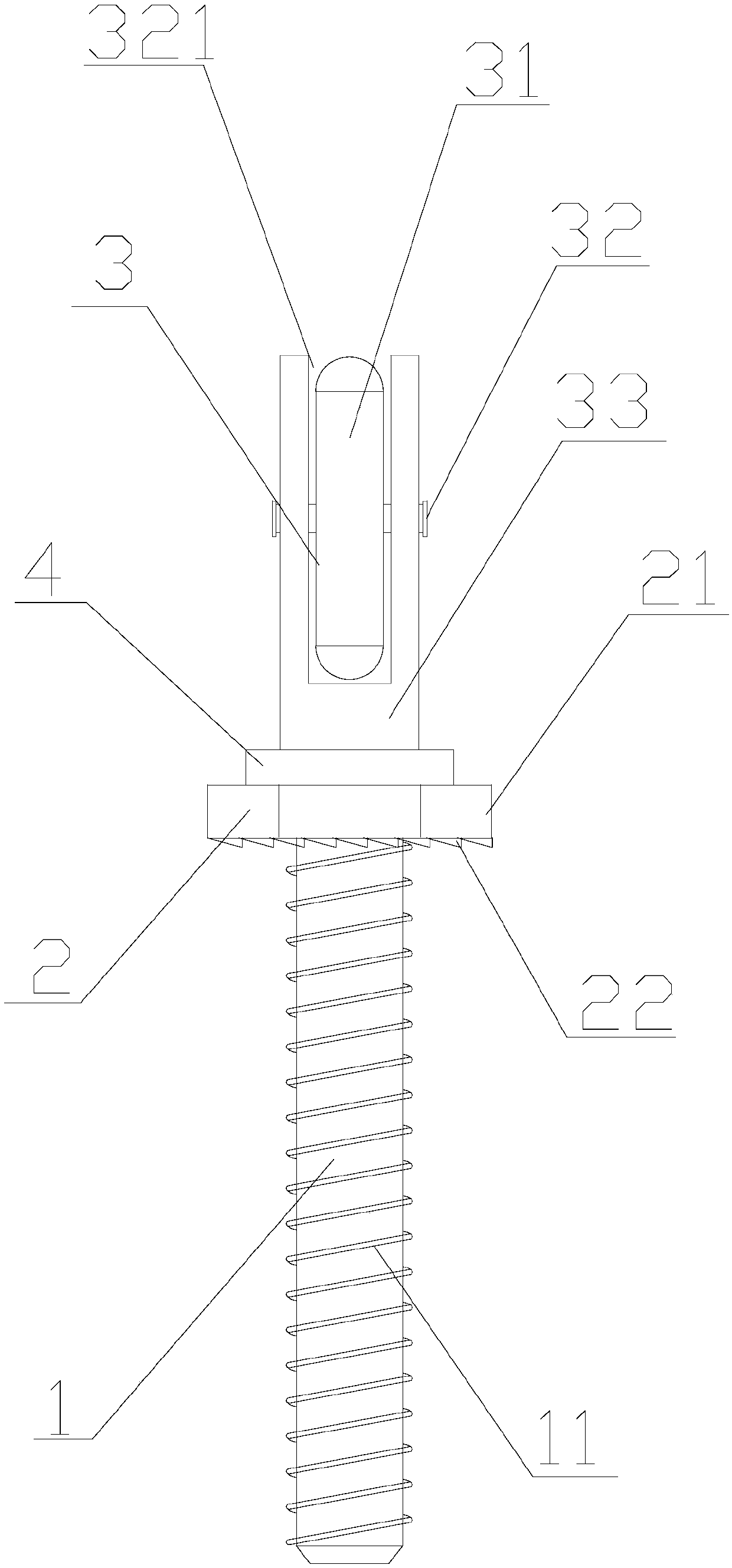 Convenient hand-screw screw