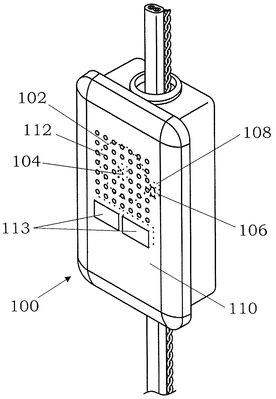 Voice information processing device and wiring system using the same device