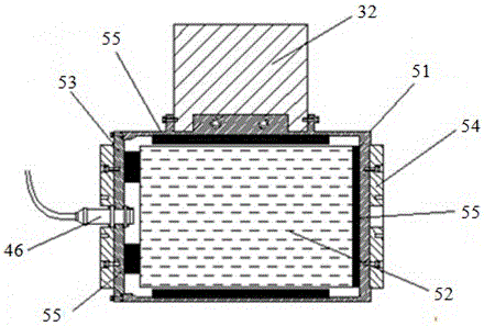 Device for adjusting gravity center of underwater robot