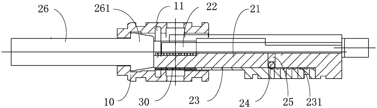 Assembling tool and assembling method of small-size combined sealing part