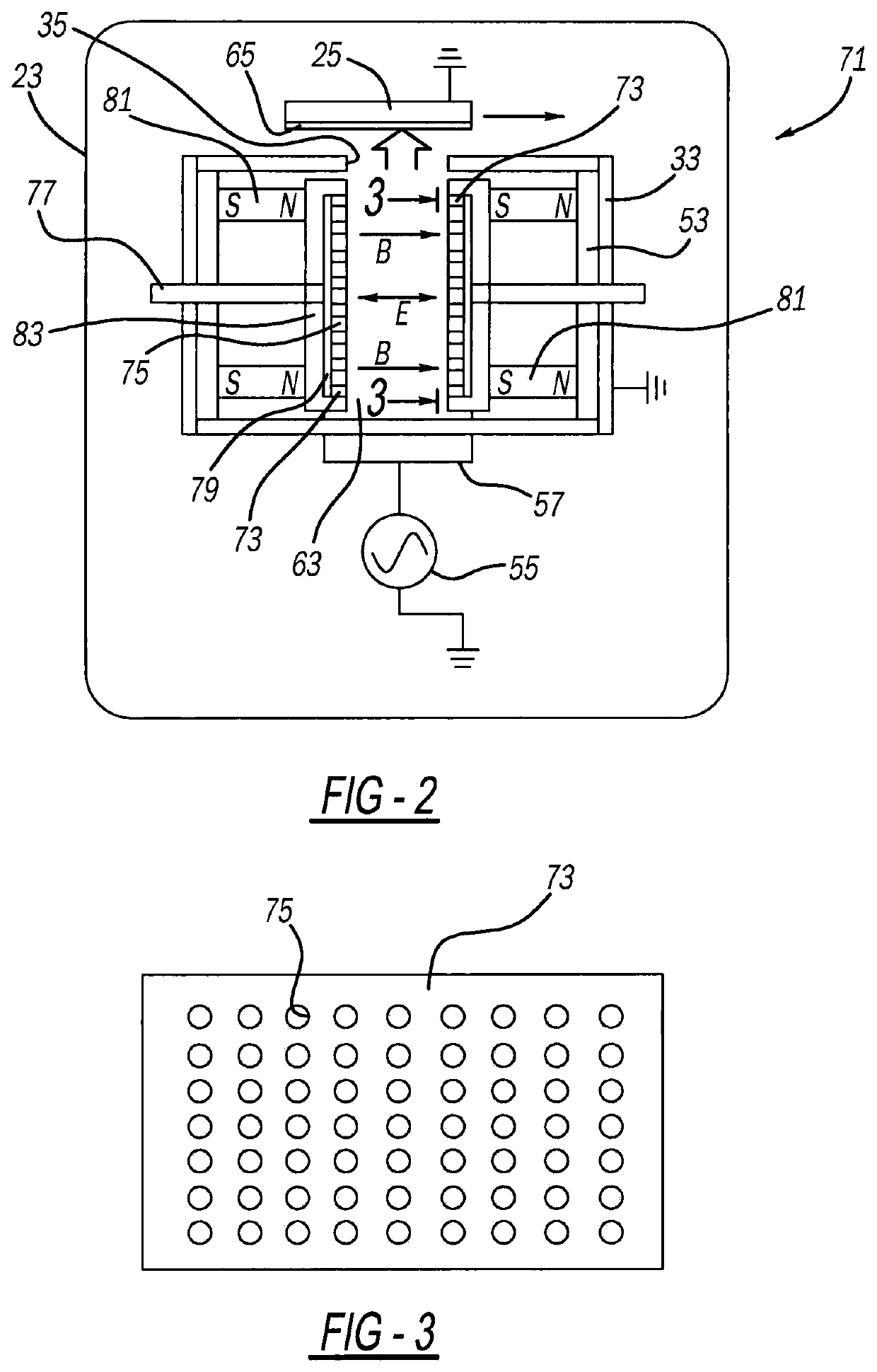 Magnetically enhanced and symmetrical radio frequency discharge apparatus for material processing