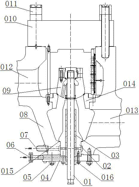 Main steam valve of steam turbine