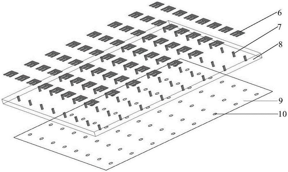 High-power seeker tile type active phased array antenna