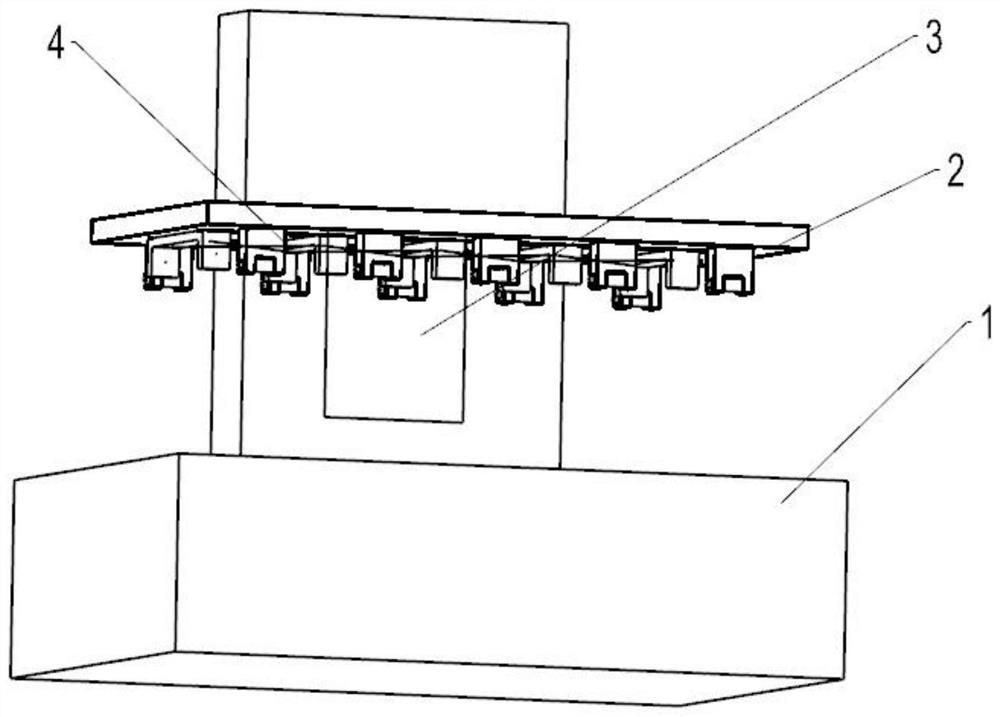 A multi-cutter monocrystalline silicon cutting machine