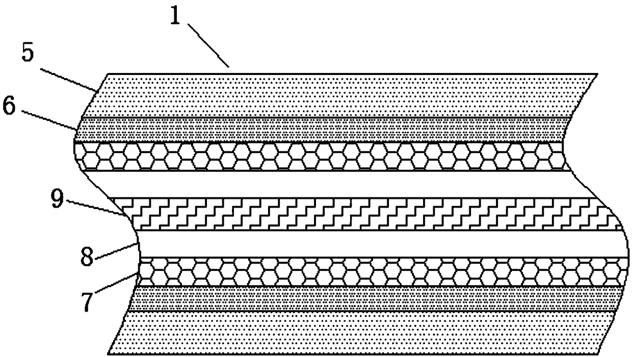 Chemical corrosion-resistant filter material