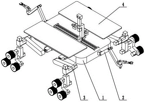 Mars barrier-crossing probe vehicle