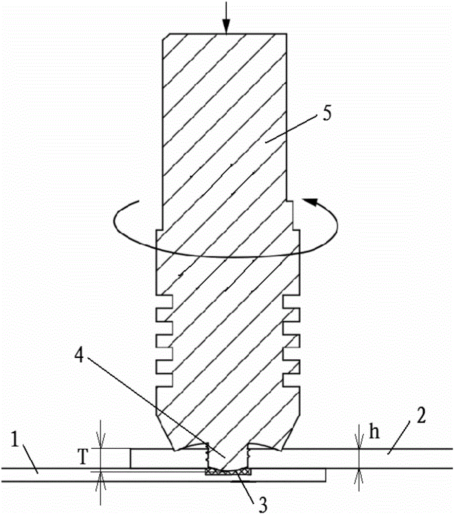 Friction deformation-triggered self-propagating assistant aluminum/steel friction stirring overlapping method