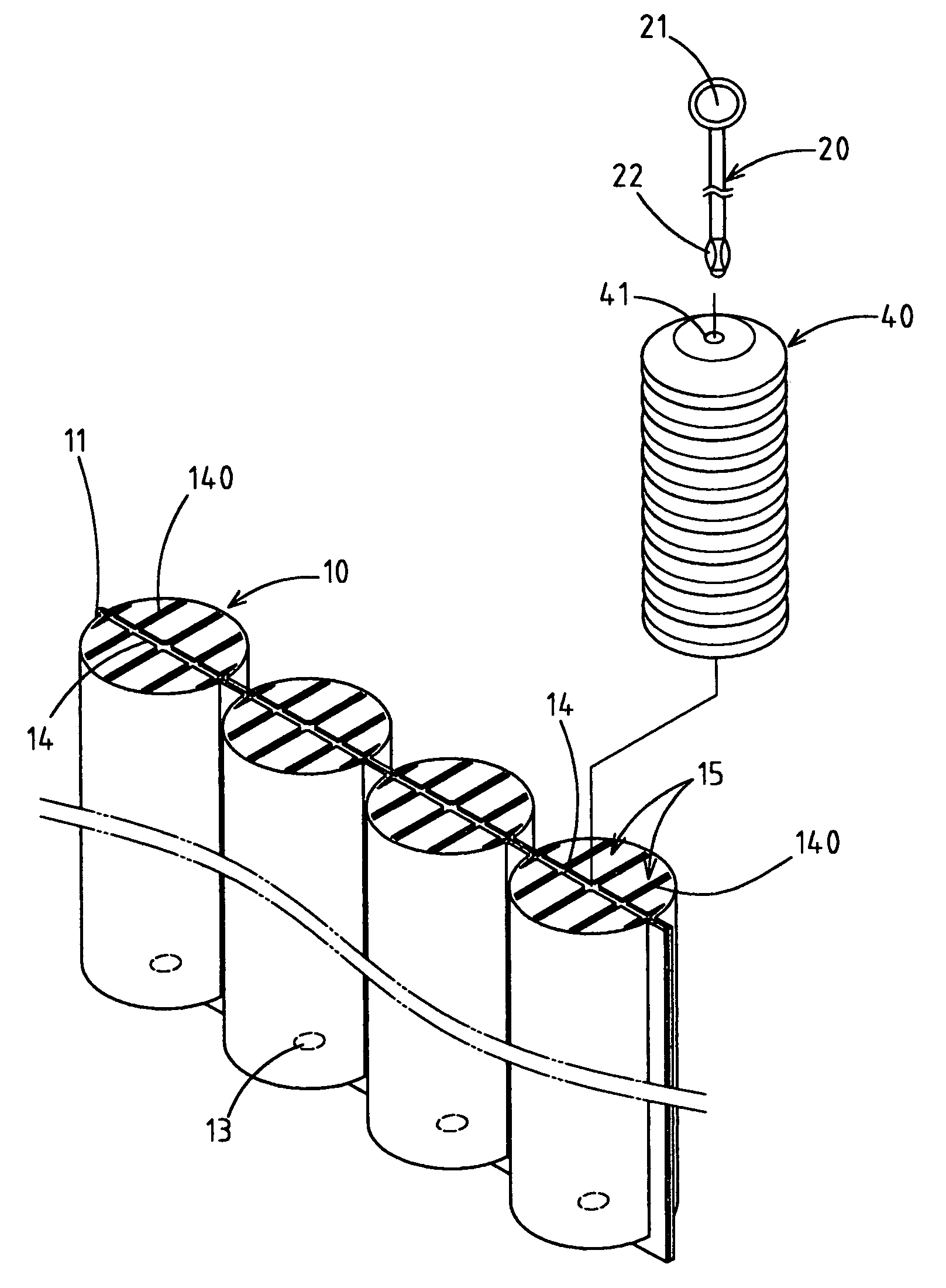 Pad package structure for nailer