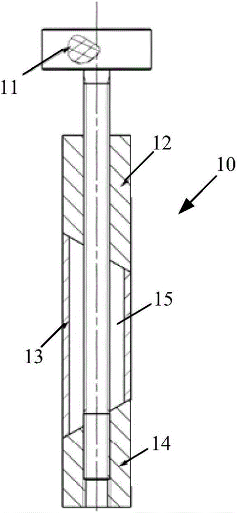 Tool and method for eliminating connection gaps of high-pressure turbine rotor blades