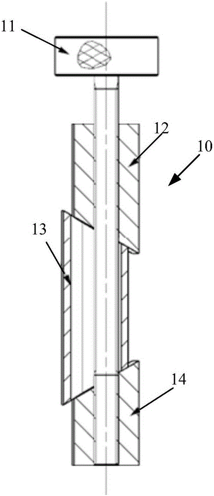 Tool and method for eliminating connection gaps of high-pressure turbine rotor blades