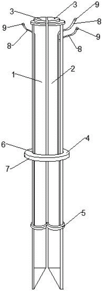 Double-cavity tracheal catheter