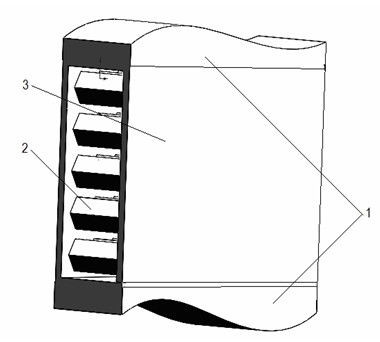 Magnetic matrix used for high silicon cold rolling prism-shaped rod type magnet separator