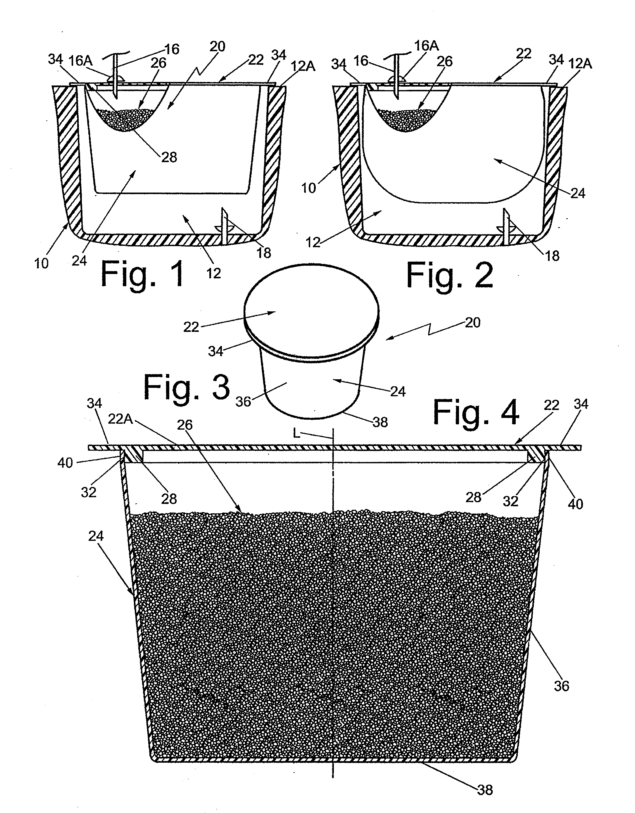 Single brew beverage cartridge system including same and method of use