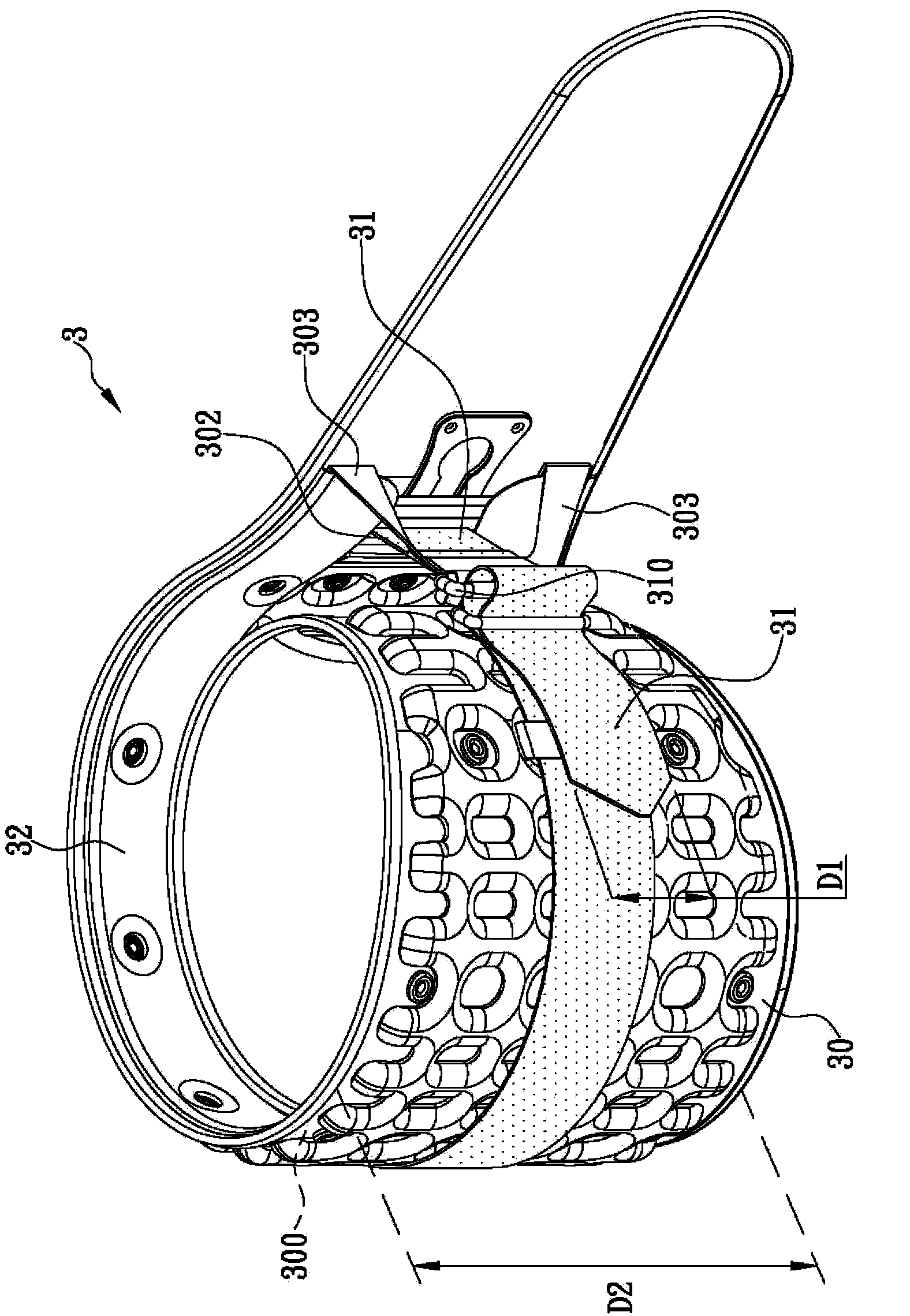 Inflatable waist protecting belt structure