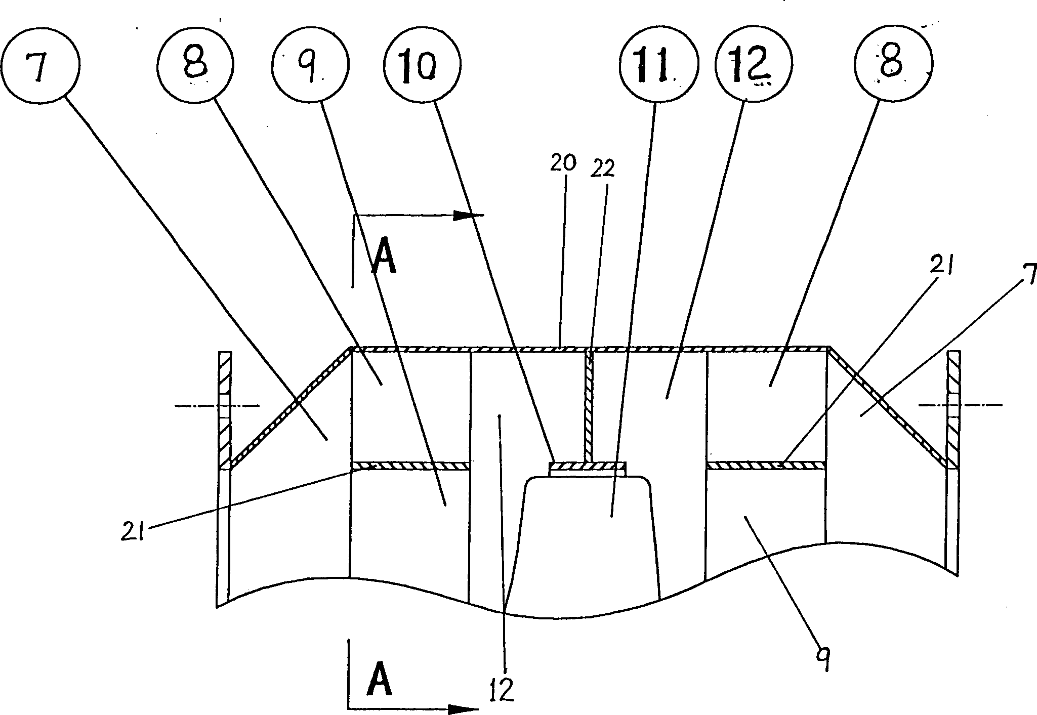 Positive- and negative-direction blowing-in and-out stilling -eliminating fan