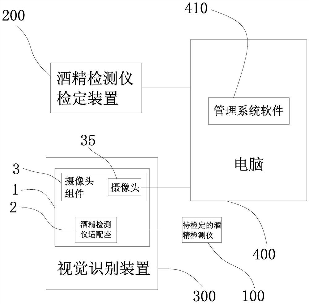 Alcohol detector metrological verification method for photographing and recording measurement result