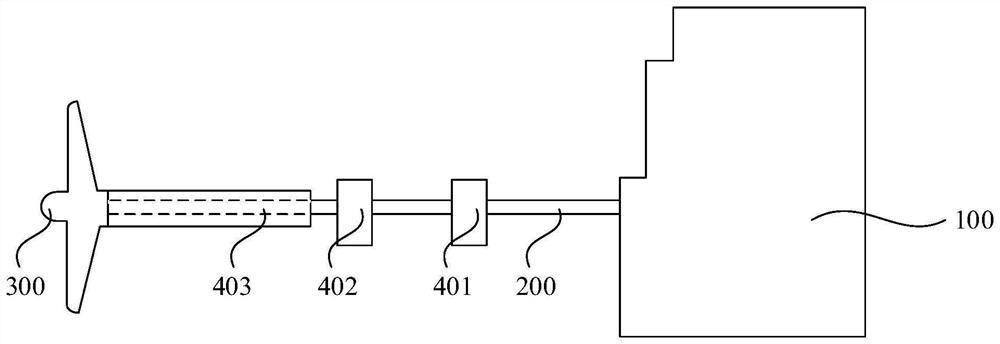 Ship shafting transmission efficiency calculation method, device and equipment and storage medium