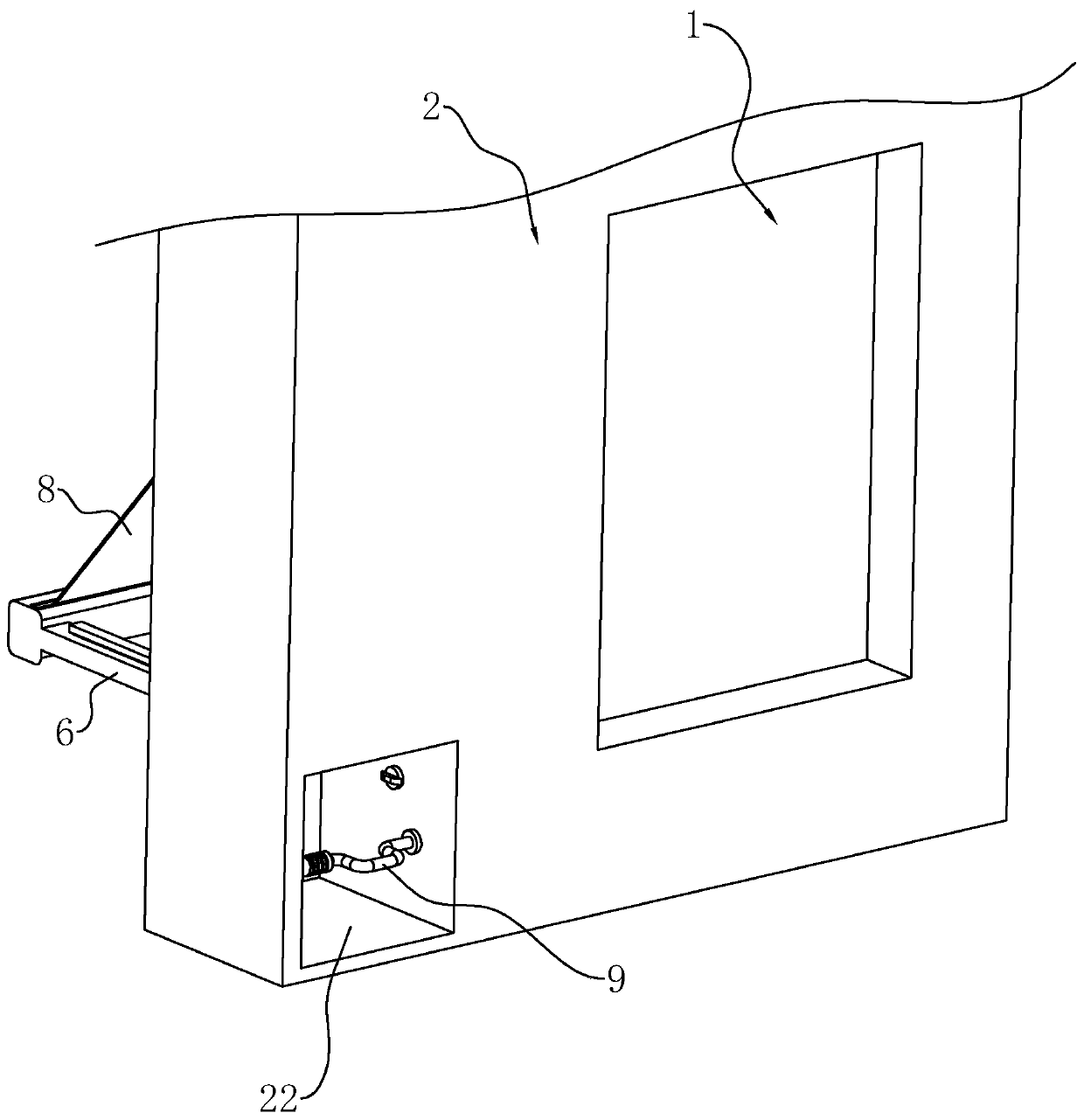 External sunshade decoration system for glass curtain wall