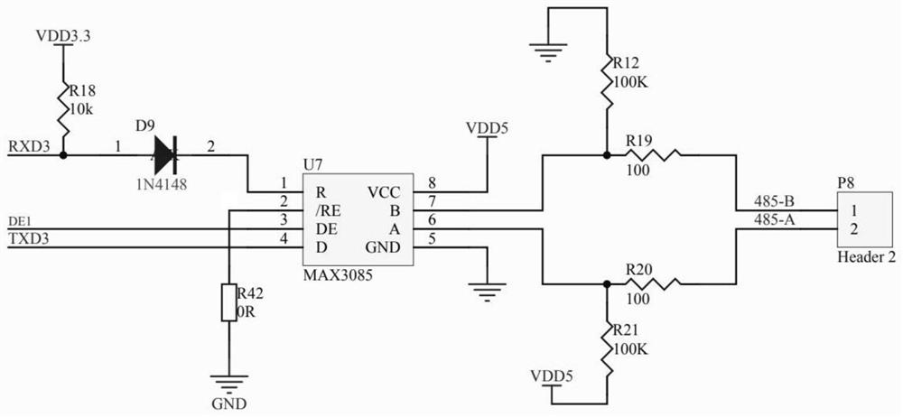 Communication enhancement method and system based on 485 bus