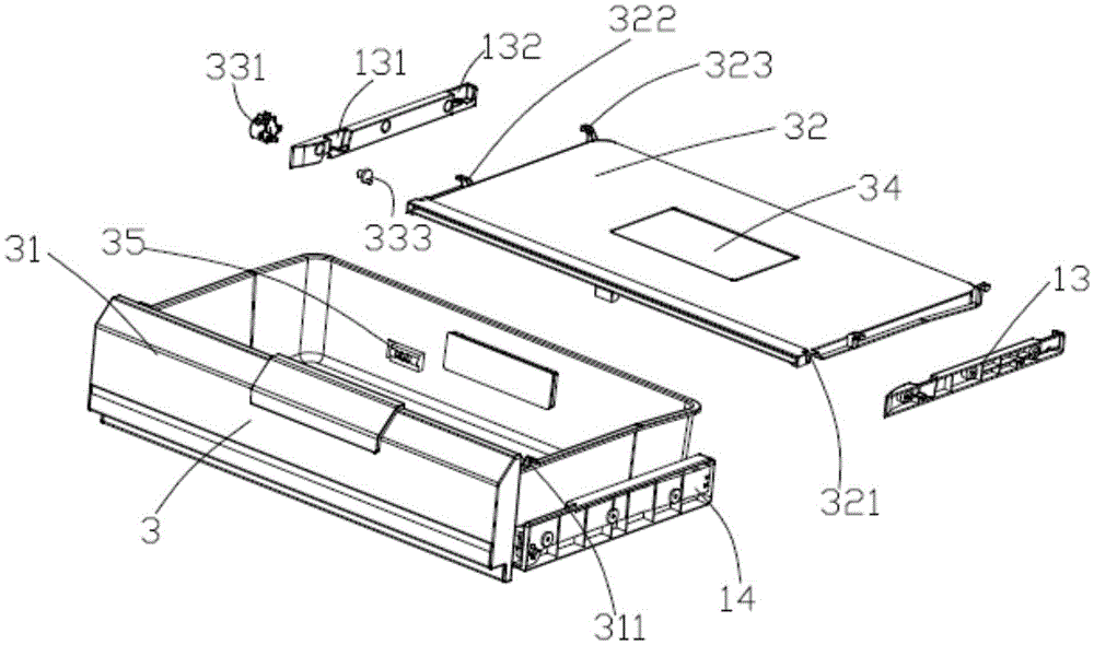 Drawer assembly, refrigerator with drawer assembly and control method of refrigerator