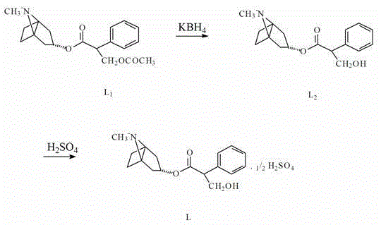 Preparation method of atropine sulphate