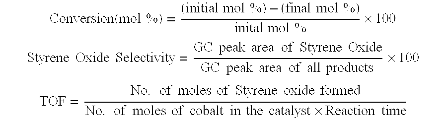 Catalytic epoxidation of styrene with molecular oxygen using metal ion exchanged zeolites