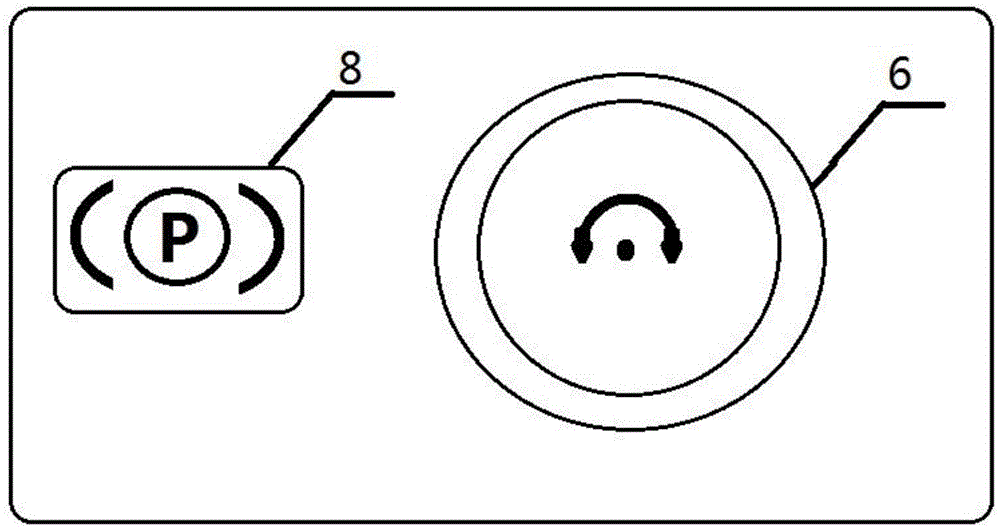 Gear switch and display device of three-wheeled electric automobile and control method of gear switch and display device