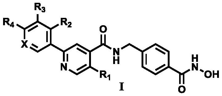 2-aryl isonicotinic acid amide LSD1/HDAC double-target inhibitor as well as preparation method and application thereof