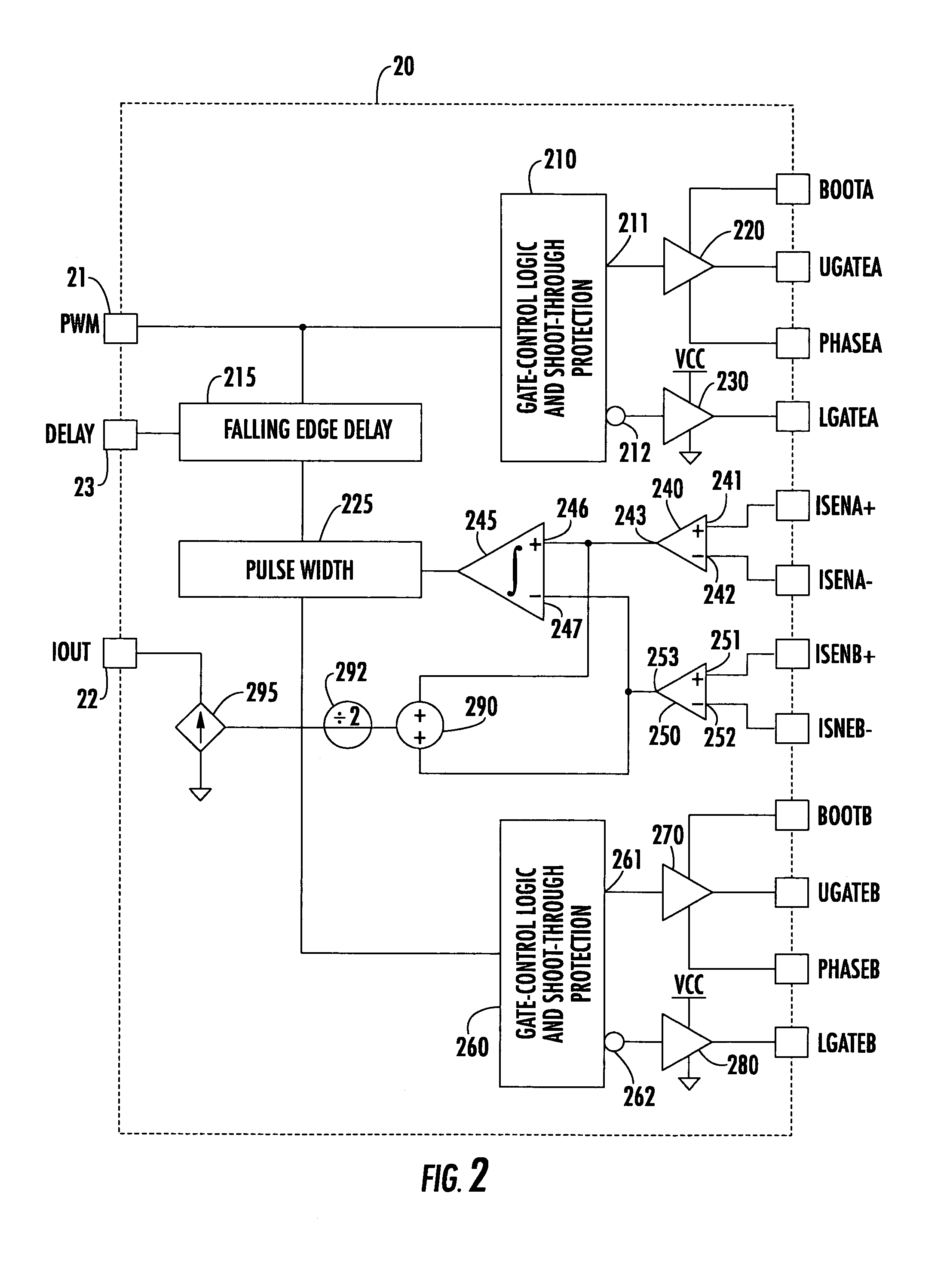 Multi-channel driver interface circuit for increasing phase count in a multi-phase DC-DC converter