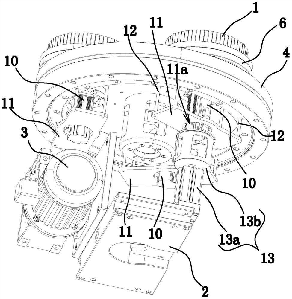 Motor core riveting device