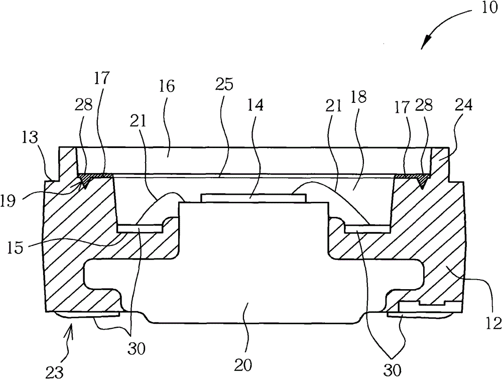 Light-emitting diode packaging structure