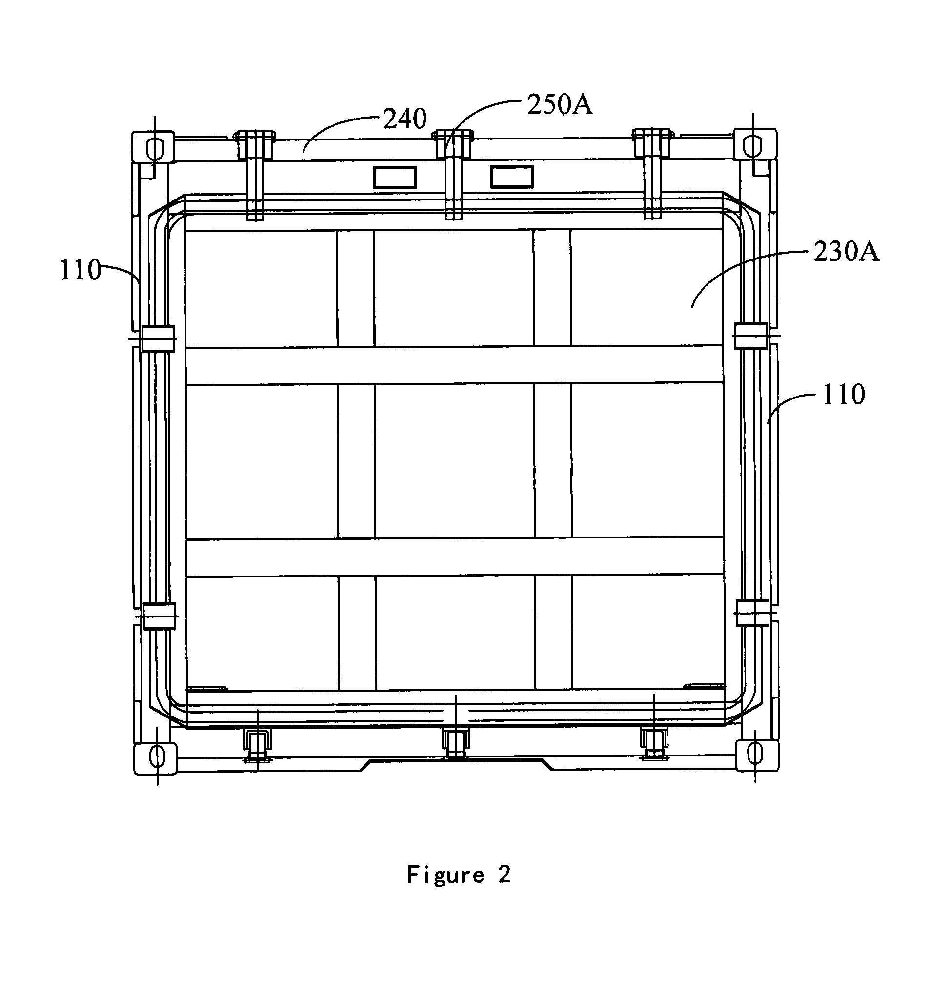 Locking mechanism for container and container