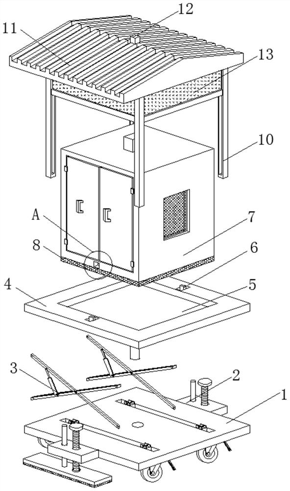 Vertical electrical automation equipment and mounting mechanism thereof