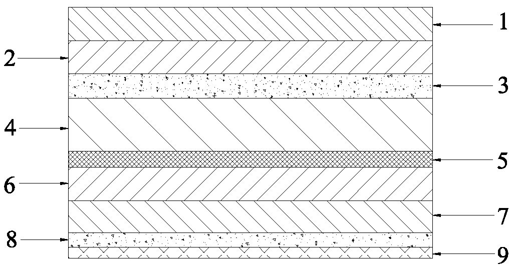 3D curved display TPU protective film and preparation method thereof